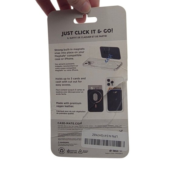 New Case-Mate Magnetic Card Holder For MagSafe Compatible Phones - Picture 3 of 6